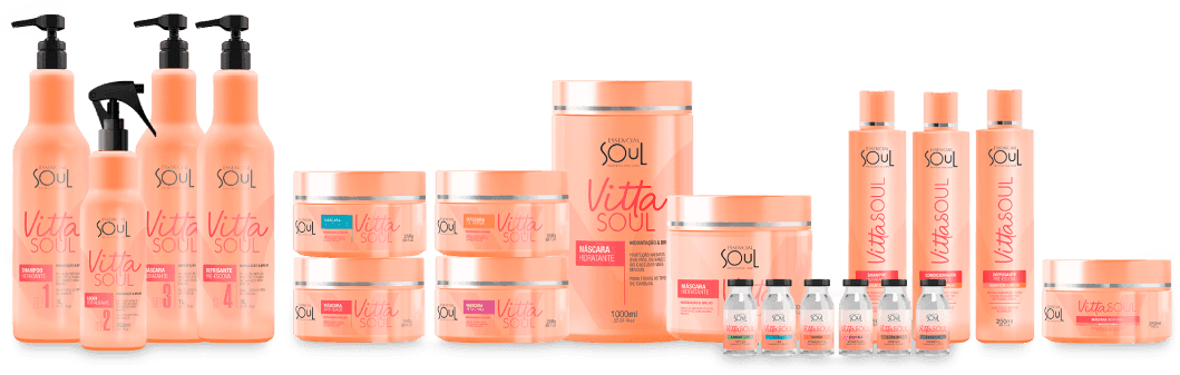 Produtos linha Vitta Soul